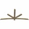 Ekena Millwork Alberta Rough Sawn Timber Gable Bracket, Douglas Fir, 84"W x 42"H x 2"D x 4"F, 12/12 Pitch GBW084X42X0204ALB00RDF - alternate 4